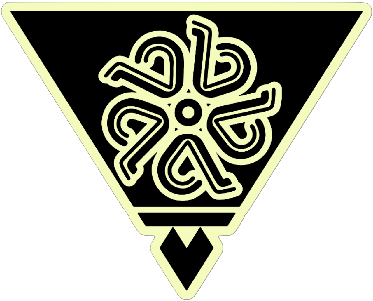 Pua Triangle Sticker, from Håfaloha