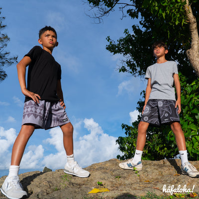 Paisely Basketball Shorts Mens Black