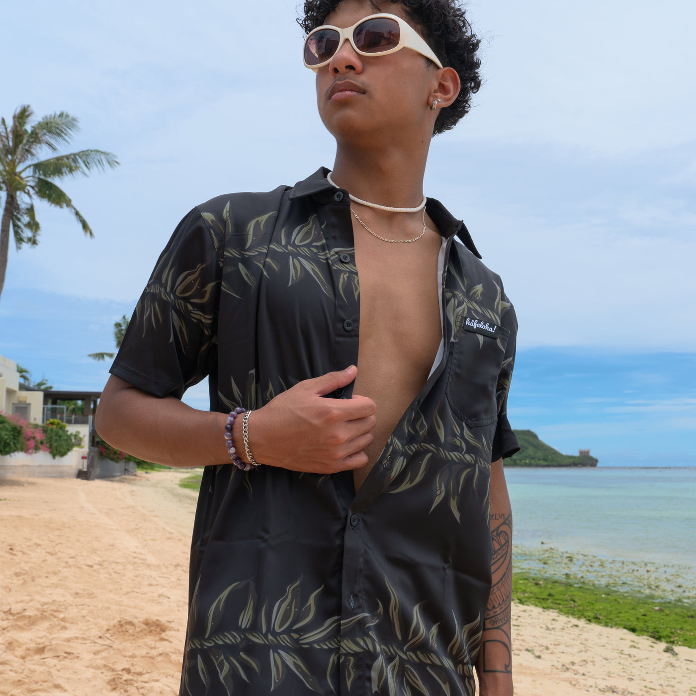 Pomaika'i Button Up