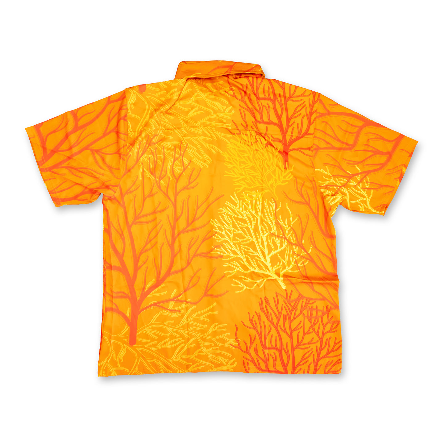 Fire Coral Button Up