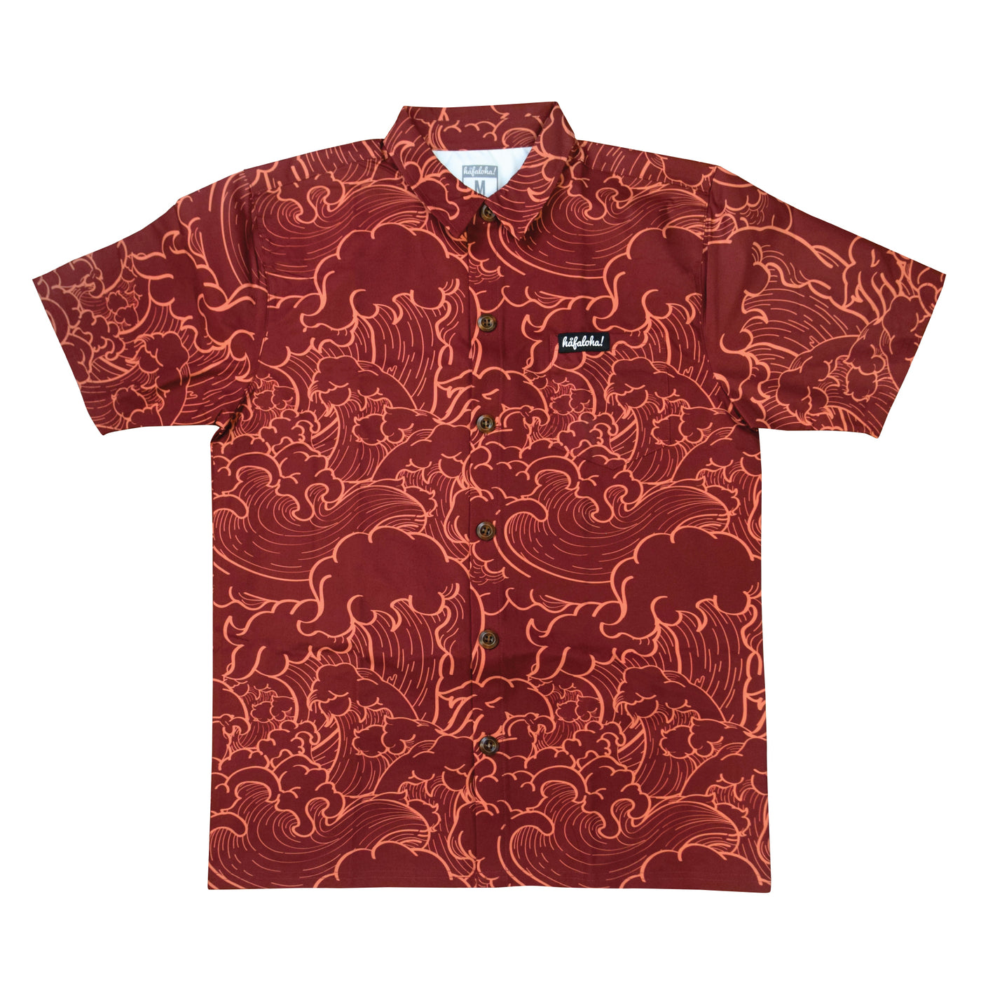 Troubled Waters Button Up