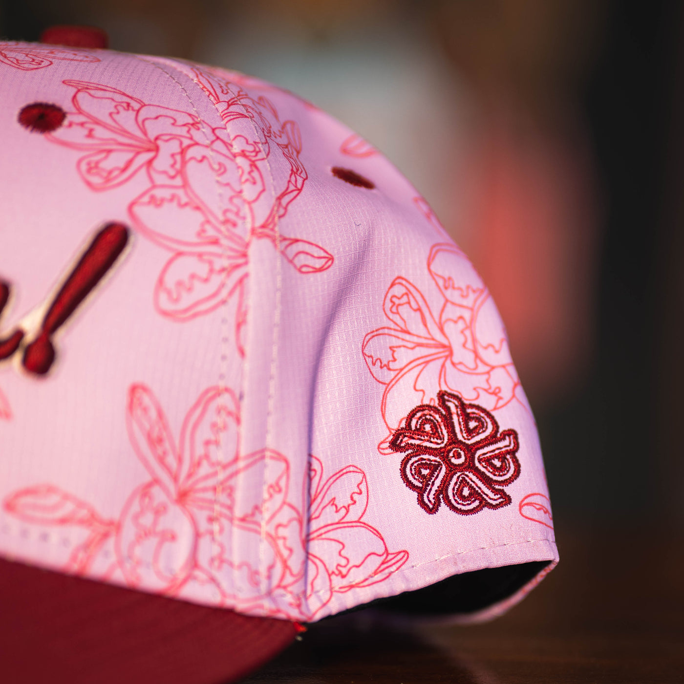 Plumeria Golf Snapback