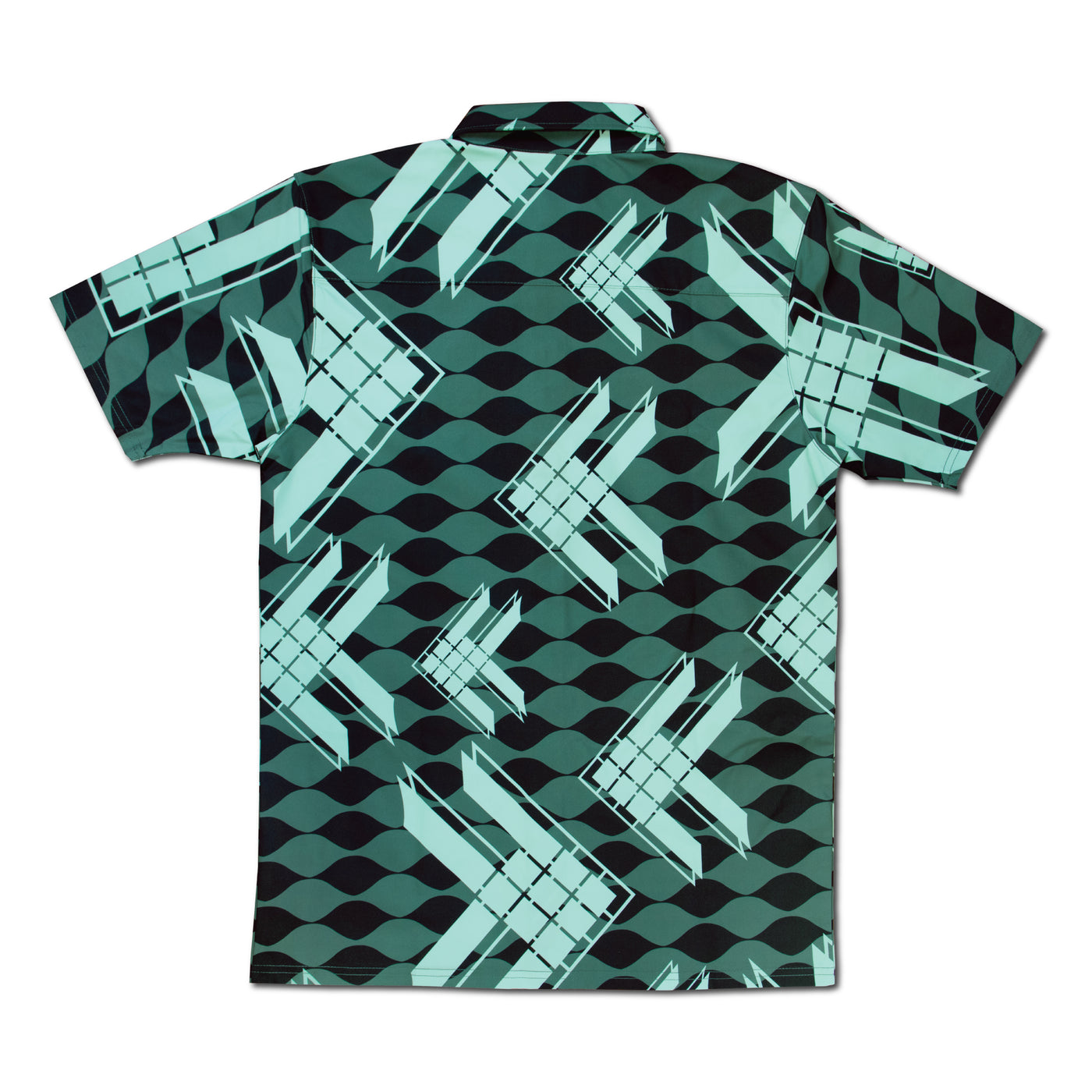 Woven Fish Button Up