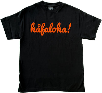 "High Viz" design, black t-shirt, front