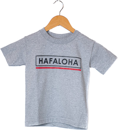 "Be Bold" design, Gray tee, youth/toddler front