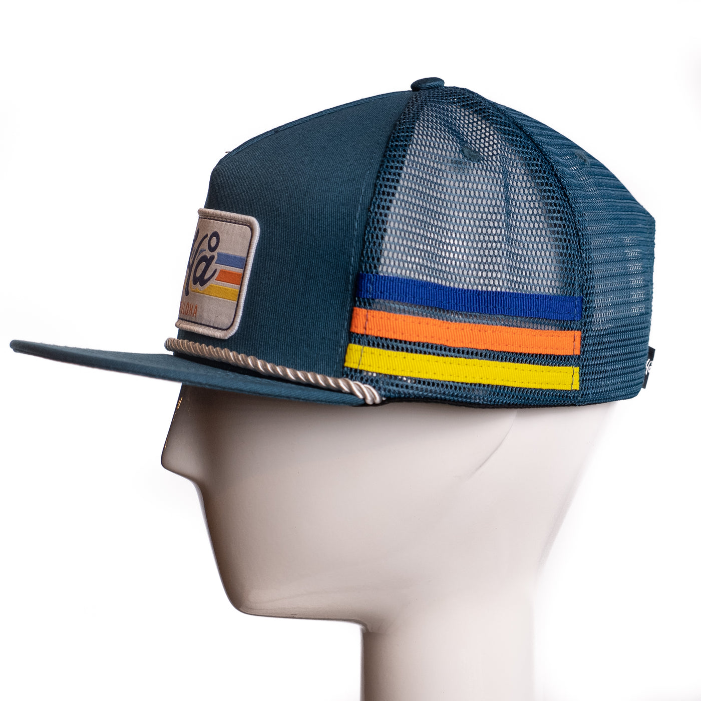 Beach Love Trucker Mesh Snapback (Side)