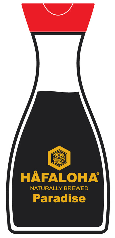 Black Soy Sauce Sticker, from Håfaloha