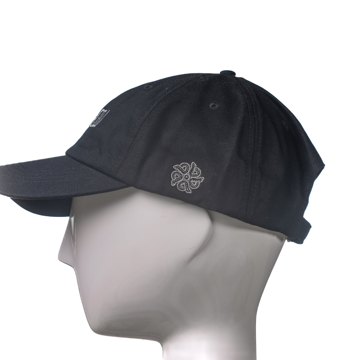 Black "Iconic Bold Dad Cap," Side, by Håfaloha