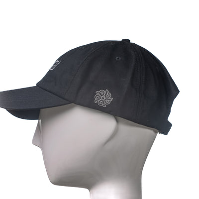 Black "Iconic Bold Dad Cap," Side, by Håfaloha