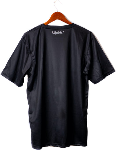 "Kala Niho" design, Black pocket tee, back