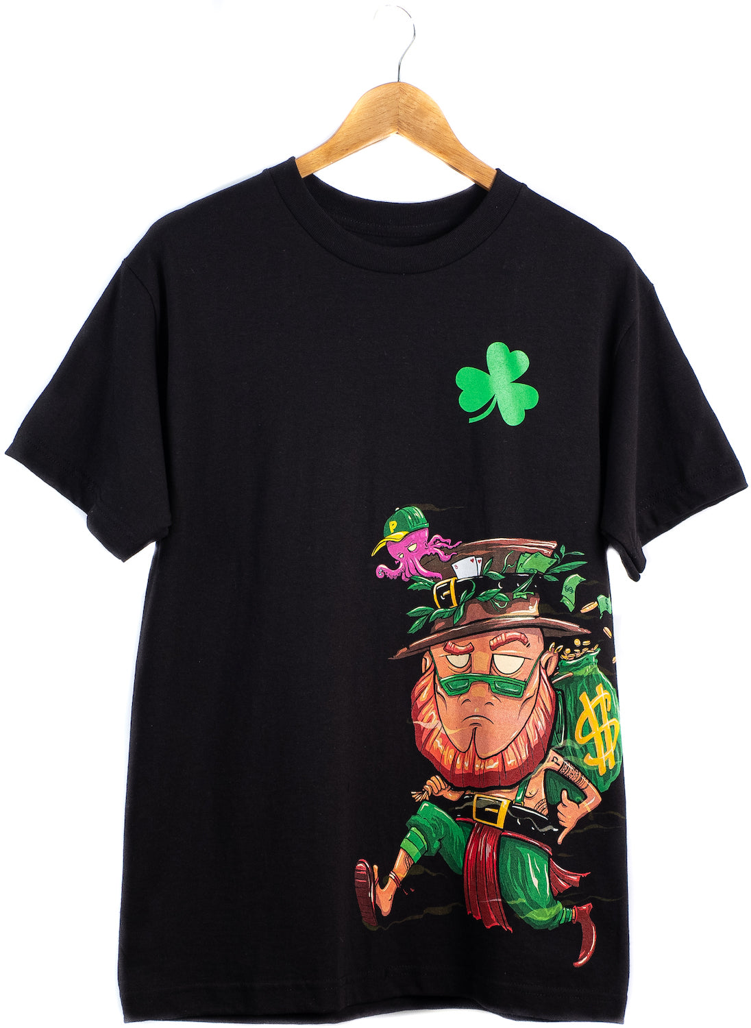 "Paddy" design t-shirt, front