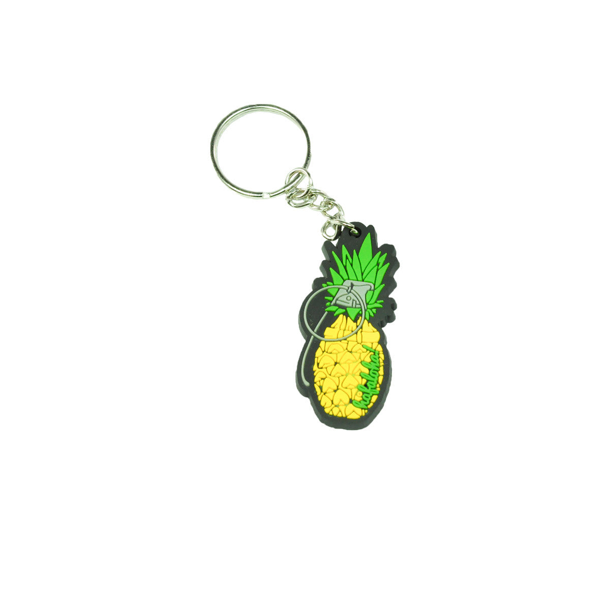 Pineapple Grenade Rubber Keychain from Håfaloha