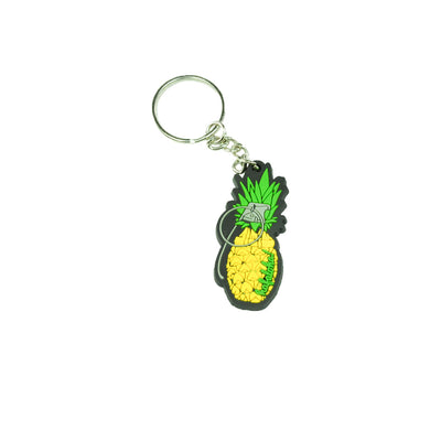 Pineapple Grenade Rubber Keychain from Håfaloha