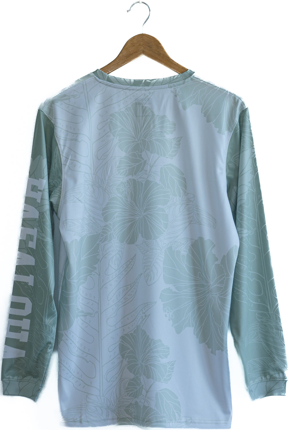 "Wave Rider" design, dri-fit long-sleeve, back