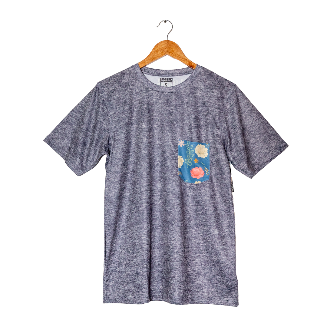 Summer Bloom Pocket Tee - Adult