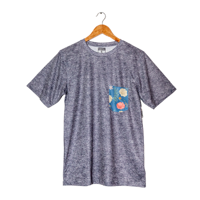 Summer Bloom Pocket Tee - Adult